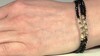 Zilveren armband met zwarte spinelstenen (Riya)