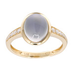 Blauer Mondstein-Goldring (CIRARI)