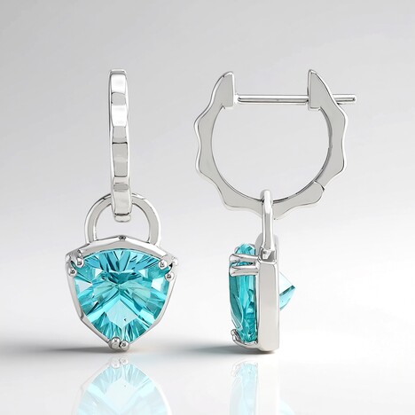 Orecchini in argento con Fluorite Braldu (Pallanova)