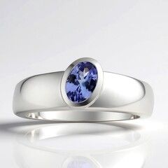 Anello in argento con Tanzanite (Pallanova)