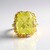 Anello in argento con Quarzo Ouro Verde (Gems en Vogue)