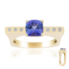 Anillo en oro con Tanzanita AAA (de Melo Gold)