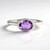 Anello in argento con Ametista