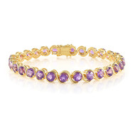 Marokkanischer Amethyst-Silberarmband