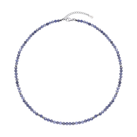 Collar en plata con Iolita