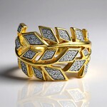 Anello in oro con Diamante SI1 (G) (Annette)