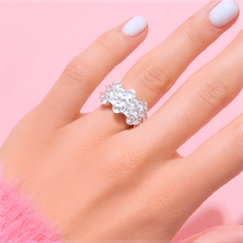 Anello in argento con Danburite