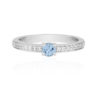Brasilianischer Aquamarin-Silberring