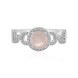 Anello in argento con Quarzo Rosa