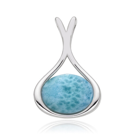 Larimar-Silberanhänger