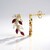 Orecchini in argento con Rodolite
