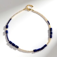 Collana in argento con Lapislazzuli (Riya)