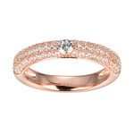 Zilveren ring met een zirkoon