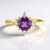 Anello in argento con Ametista del Marocco