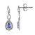 Tanzanite Silver Earrings