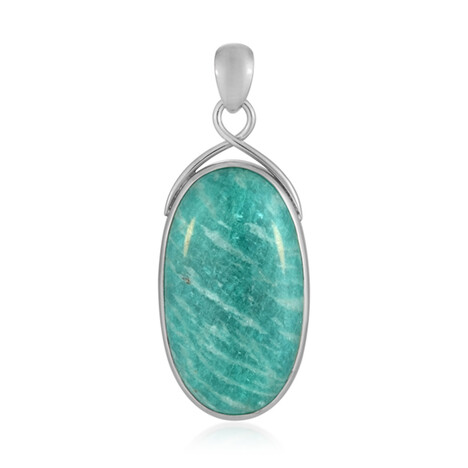 Pendentif en argent et Amazonite (Bali Barong)