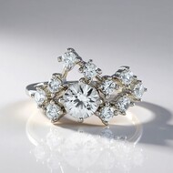 Anello in argento con Zircone (Adela Silber)
