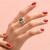 Anillo en plata con Ópalo de Mezezo (SAELOCANA)