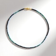 Collar en plata con Indicolita