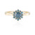 Gouden ring met een I2 Blauwe Diamant (SUHANA)