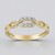 Anello in oro con Diamante SI2 (H) (CIRARI)