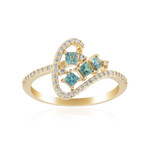 Anello in oro con Alessandrite (de Melo)