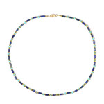 Collier en argent et Magnésite bleue