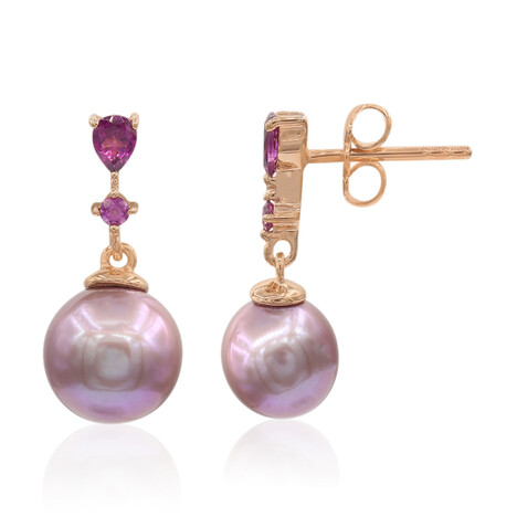 Zilveren oorbellen met Ming Parels (TPC)