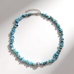 Collana in argento con Perla d'Acqua Dolce Bianca