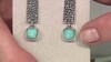 Pendientes en plata con Amazonita