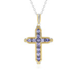 Collier en argent et Tanzanite (Gems en Vogue)