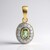 Pendentif en or et Tanzanite verte non chauffée