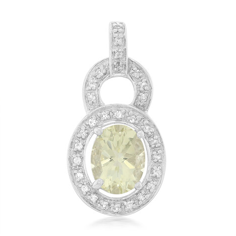 Colgante en plata con Ortoclasa