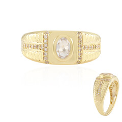 Anillo en plata con Petalita