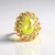 Anello in argento con Quarzo Ouro Verde (Gems en Vogue)