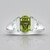 Anello in argento con Peridoto Jilin (Remy Rotenier)