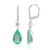 Gouden oorbellen met Columbiaanse smaragden (CIRARI)