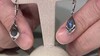 Pendientes en plata con Labradorita azul de Maniry (KM by Juwelo)