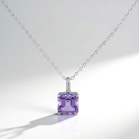 Collana in argento con Ametista