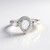 Anello in argento con Zircone
