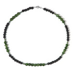 Canadian Jade Silver Necklace