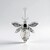 Ciondolo in argento con Howlite (Desert Chic)