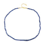 Nepal Kyanite Silver Necklace (Adela Silber)