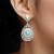 Orecchini in argento con Turchese Sleeping Beauty (Dallas Prince Designs)