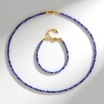 Parure in argento con Tanzanite