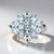Bague en argent et Aigue-marine du Brésil