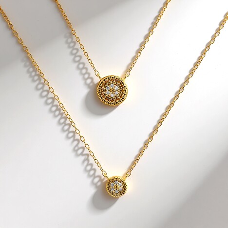 Collana in argento con Diamante I3 (I)
