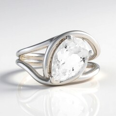 Anello in argento con Danburite (de Melo Essence)