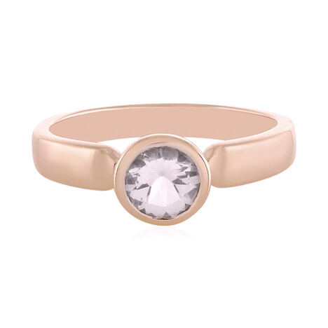 Zilveren ring met een morganiet