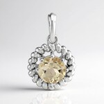Ciondolo in argento con Pietra del Sole dell'Oregon